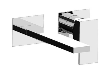VITA DUE 35547 - Wall-mounted washbasin mixer with flow limiter by Rubinetterie Frattini - view 2